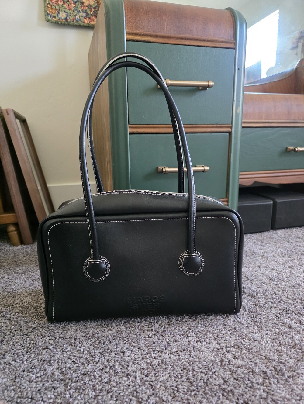 Marge Sherwood Black Purse - Picture 2 of 7